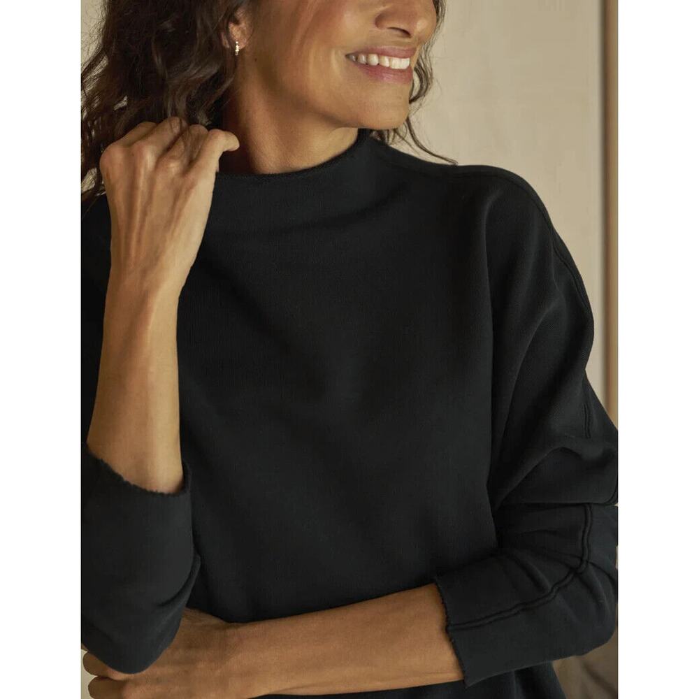 Frank & Eileen Effie Long Sleeve Funnel Neck Capelet Top Large *Read Description - Picture 5 of 16